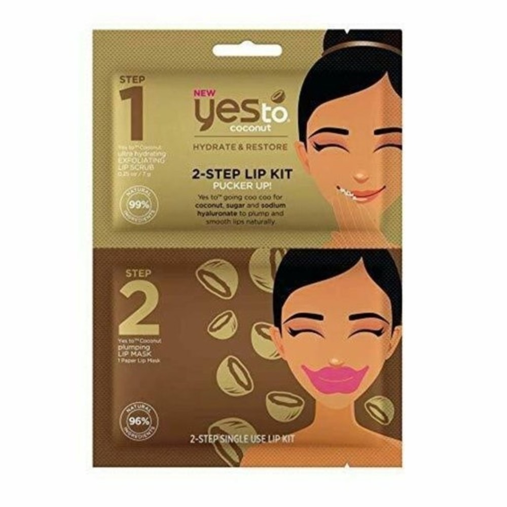 4) Yes to Coconut Hydrate & Restore 2 Step Lip Kit
